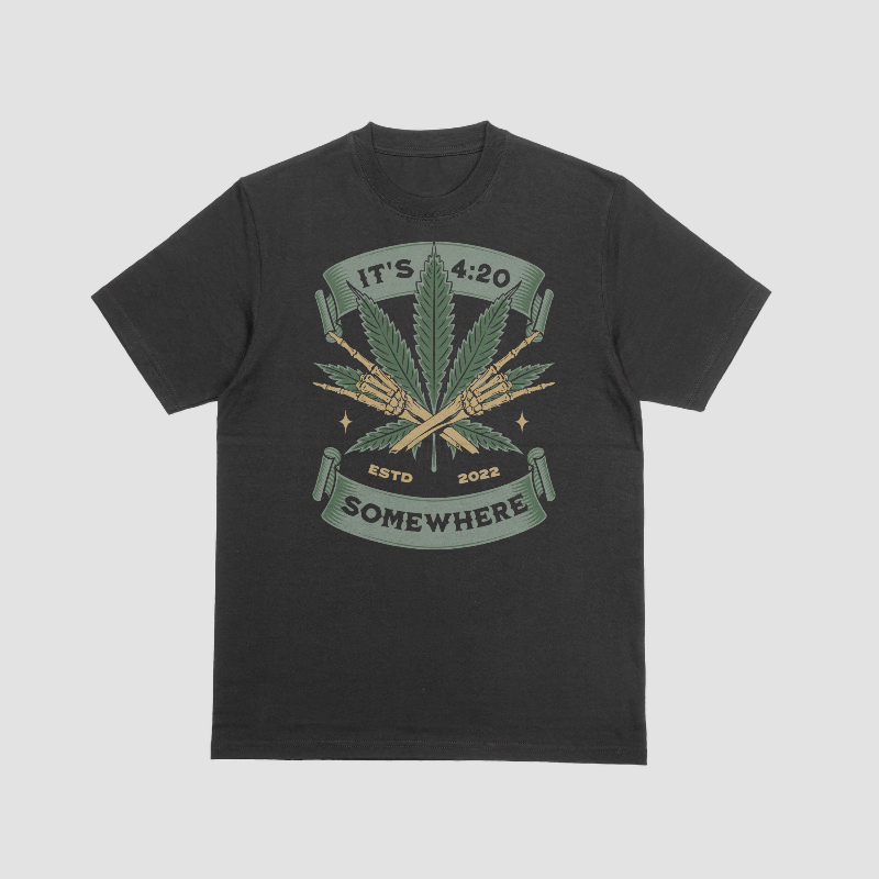 It’s 4:20 Somewhere – Premium Graphic Tee