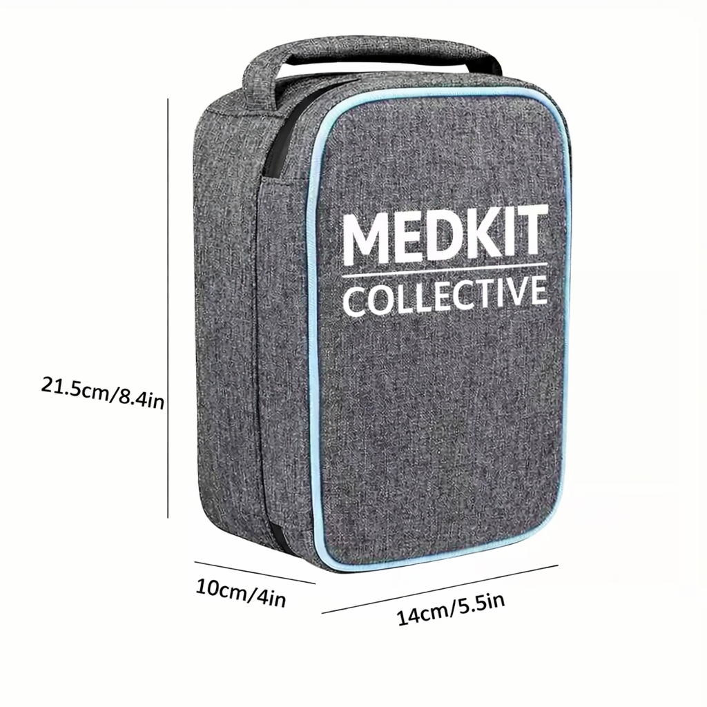 MedKit Collective™ CarbonGuard Smell-Proof Travel Case – Lockable Odor-Control Storage Bag